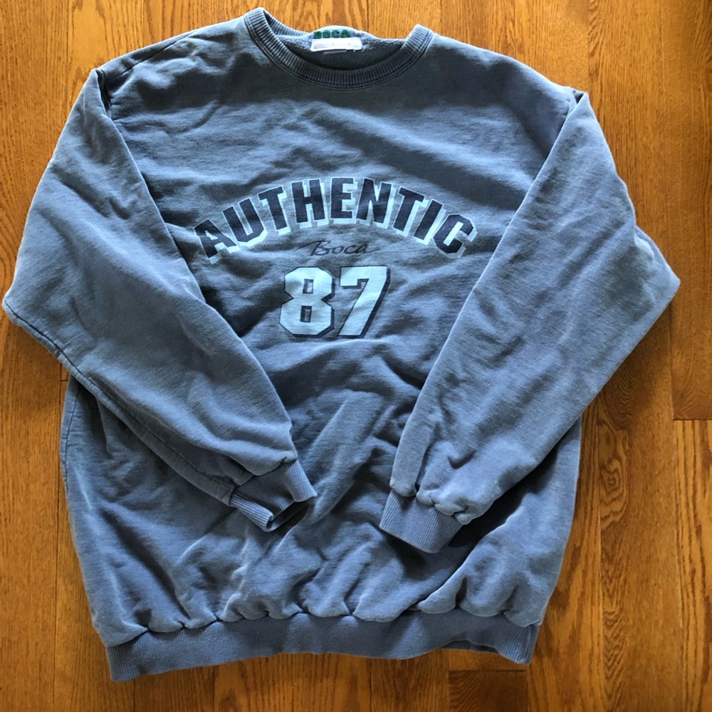 Vintage Blue Boca Crewneck